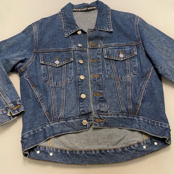 Alexander Wang Indigo Denim Jacket - Picture 3 of 8